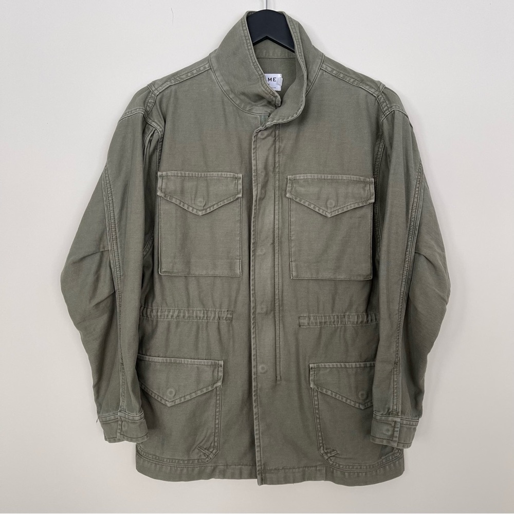 FRAME DENIM COTTON MILITARY JACKET
